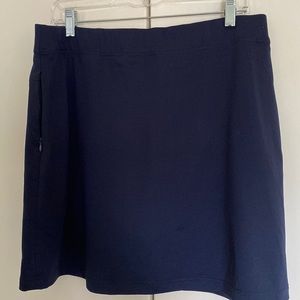 Gretchen Scott Navy Blue Skippy Skort L
